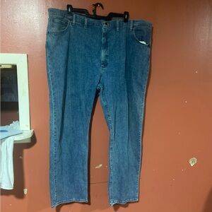 Wrangler Blue Denim Relaxed Fit Jeans